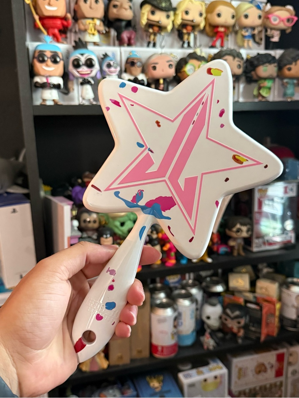 Jeffree Star Cosmetics Pink Star Hand Mirror - Jawbreaker Mirror